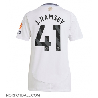 Billige Fotballdrakt Aston Villa Jacob Ramsey #41 Replika Bortedrakt Dame 2024-25 Kortermet